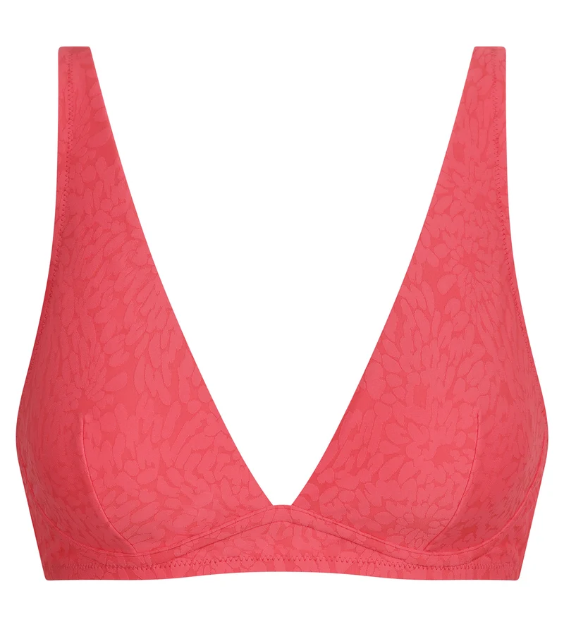 Haut de maillot de bain triangle motif Hibiscus Dim Swimwear