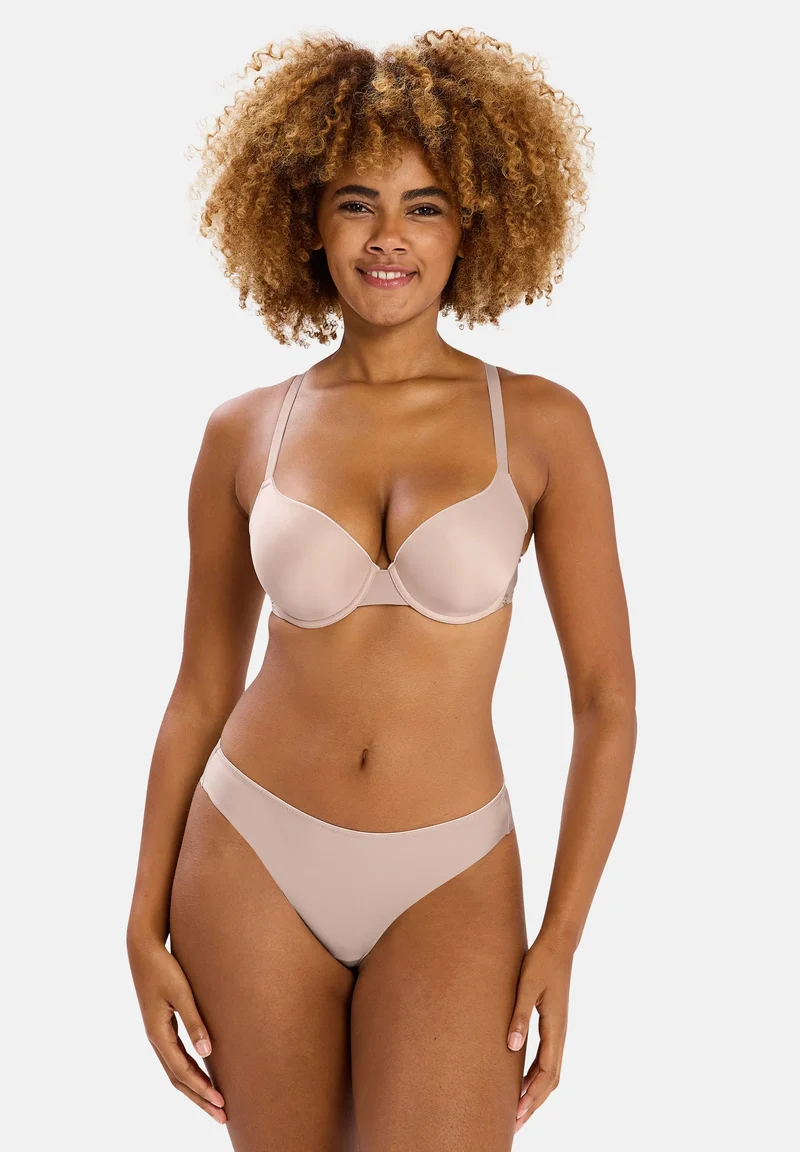 Soutien-gorge corbeille avec coques Unseen Blush / Beige