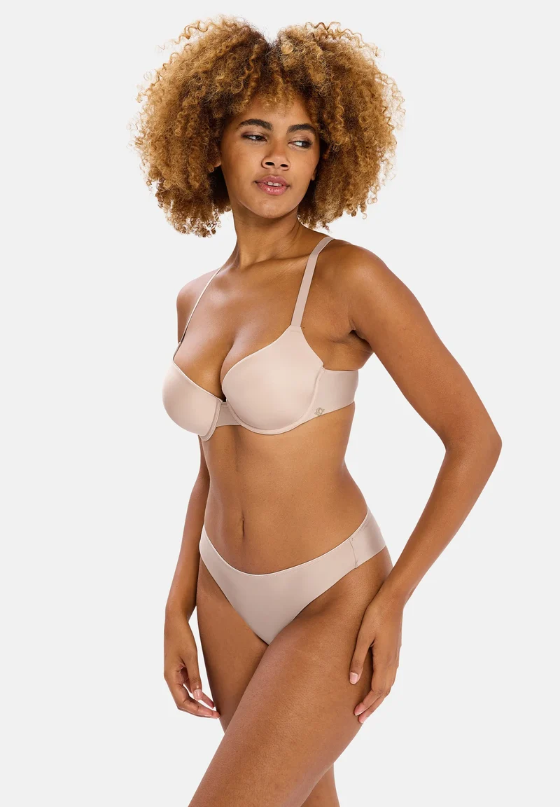 Soutien-gorge corbeille avec coques Unseen Blush / Beige