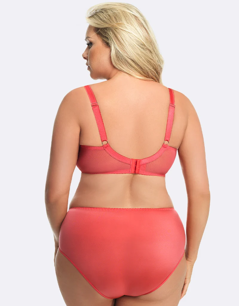 Gorsenia Bergamo Balconette Bra Coral