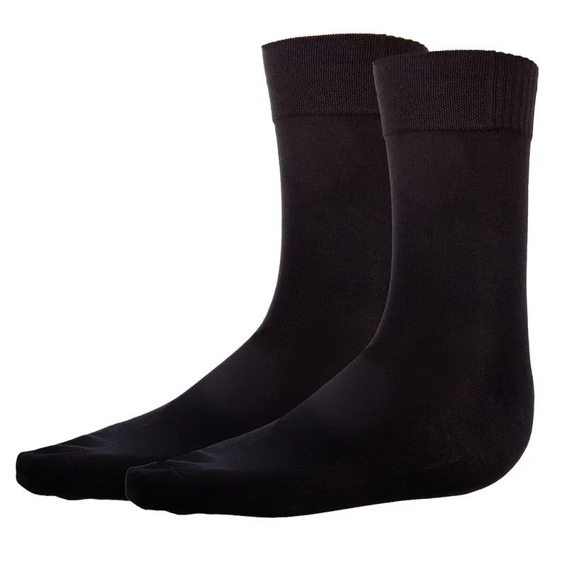 Lot de 2 paires de chaussettes homme Noir Dim Bambou
