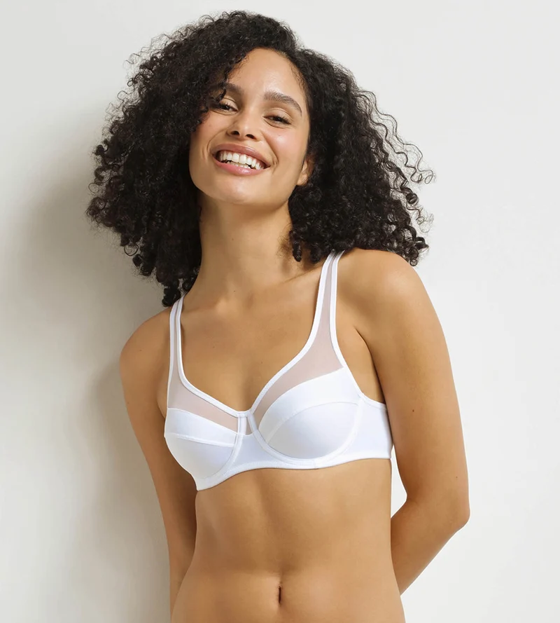 Soutien-gorge emboitant avec armatures blanc Generous Dim