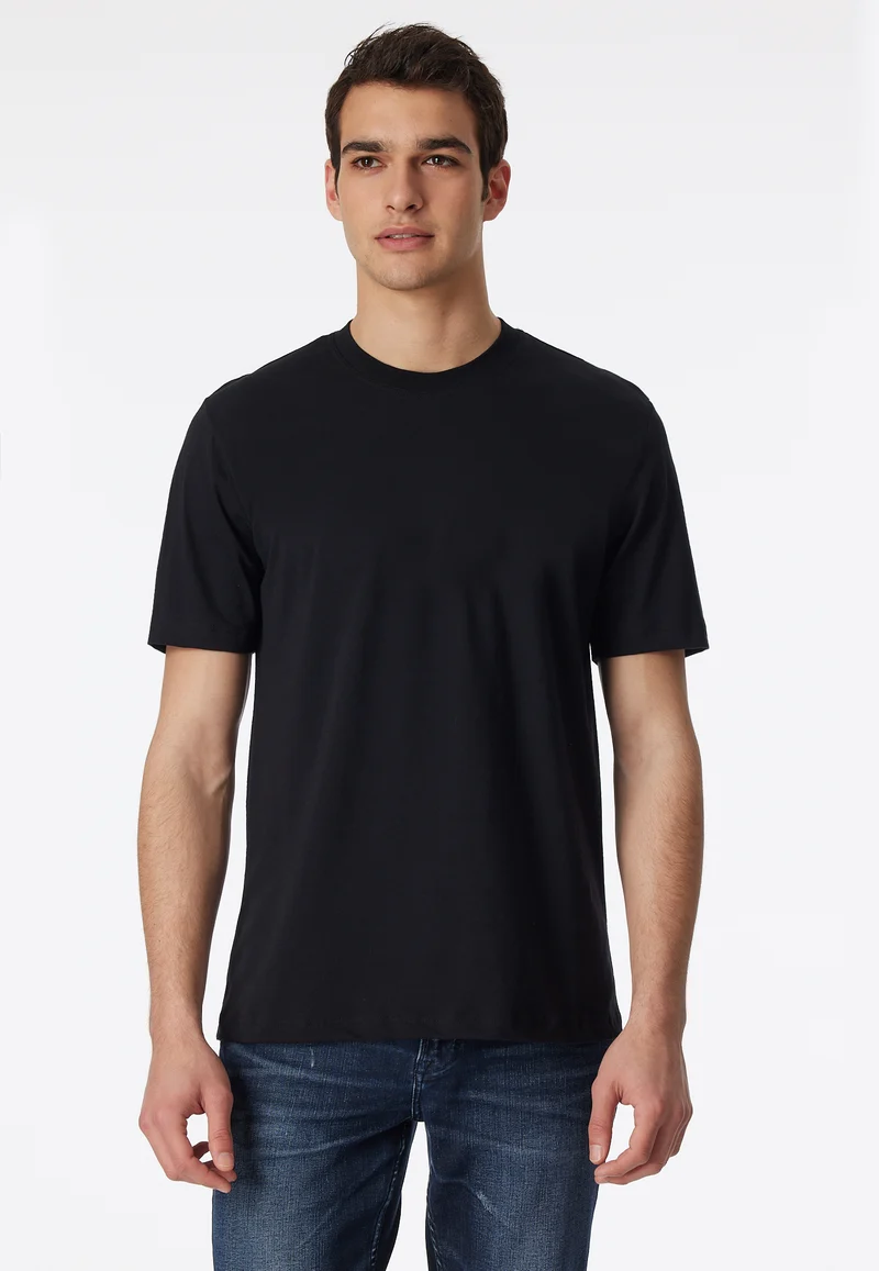 T-Shirt 2er-Pack Schwarz - American T-Shirt
