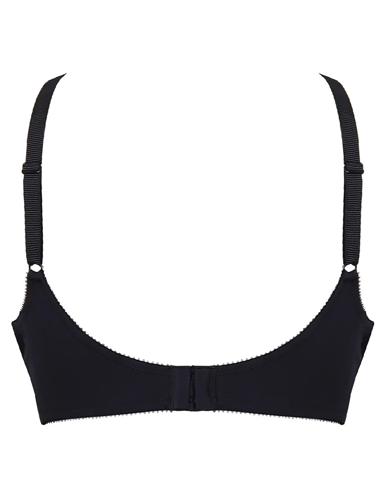 Charnos Rhapsody Full Cup Bra Black/Platinum
