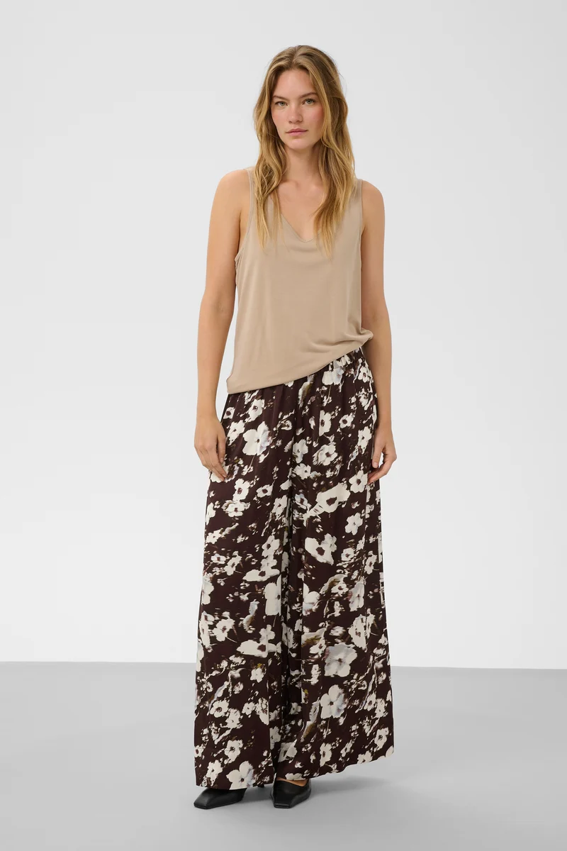 Pantalon fluide Clero à imprimé floral