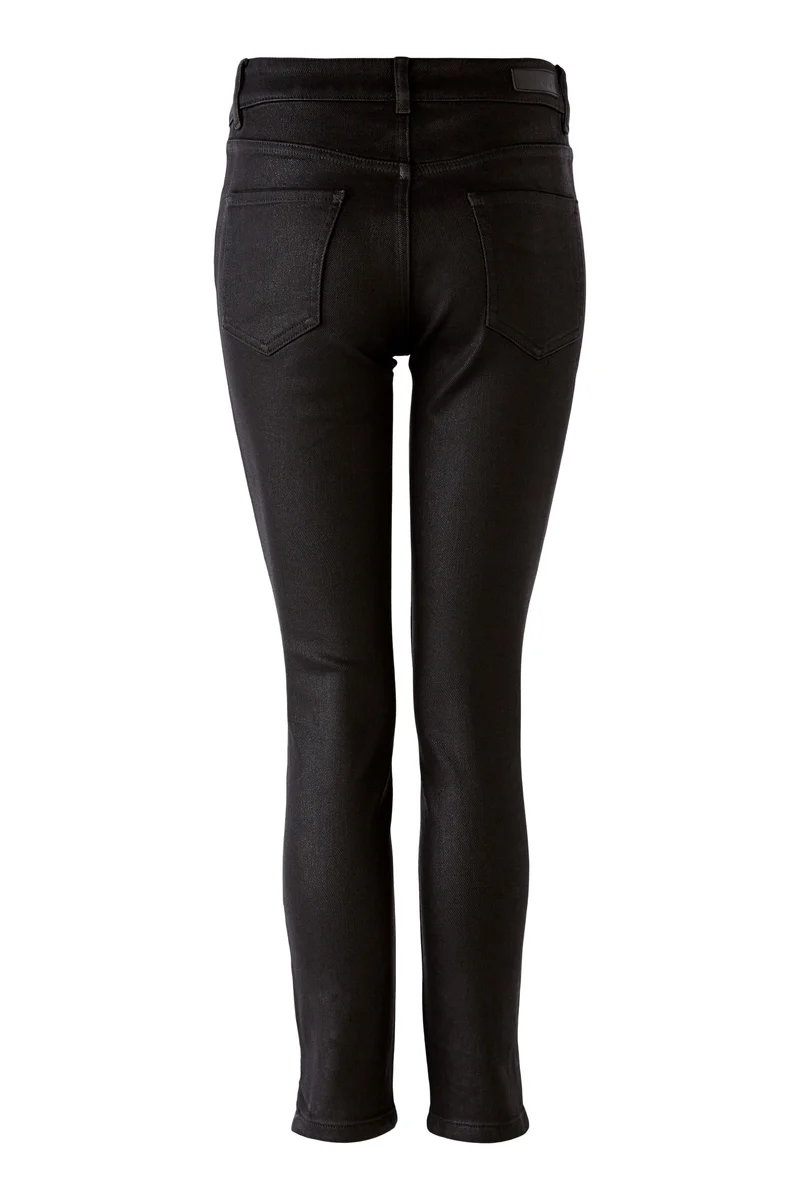 Jeans super stretch noir lustré