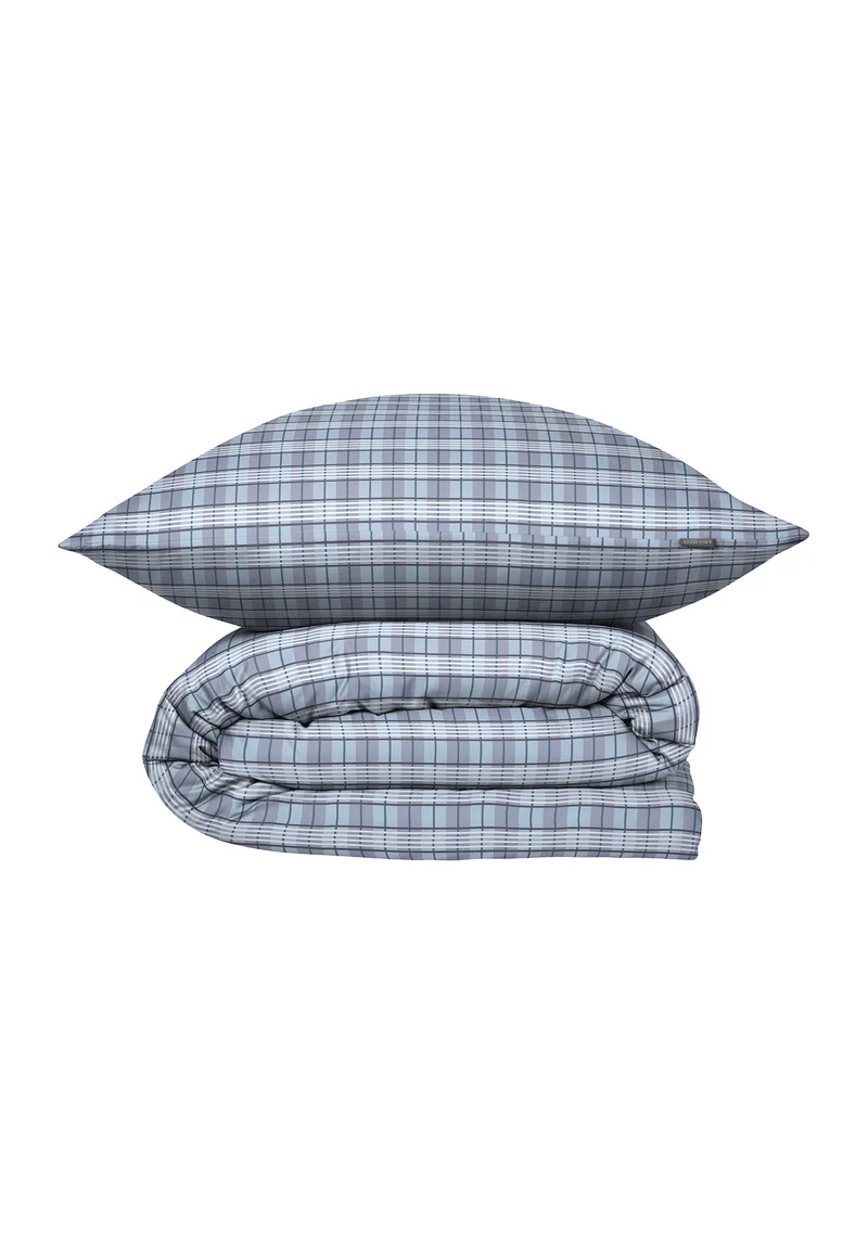 Bettwäscheset 2-teilig Blau kariert - SCHIESSER Home