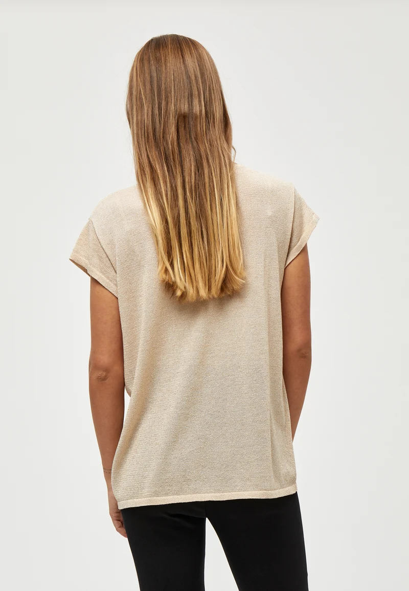 T-shirt Carlina tricoté effet scintillant