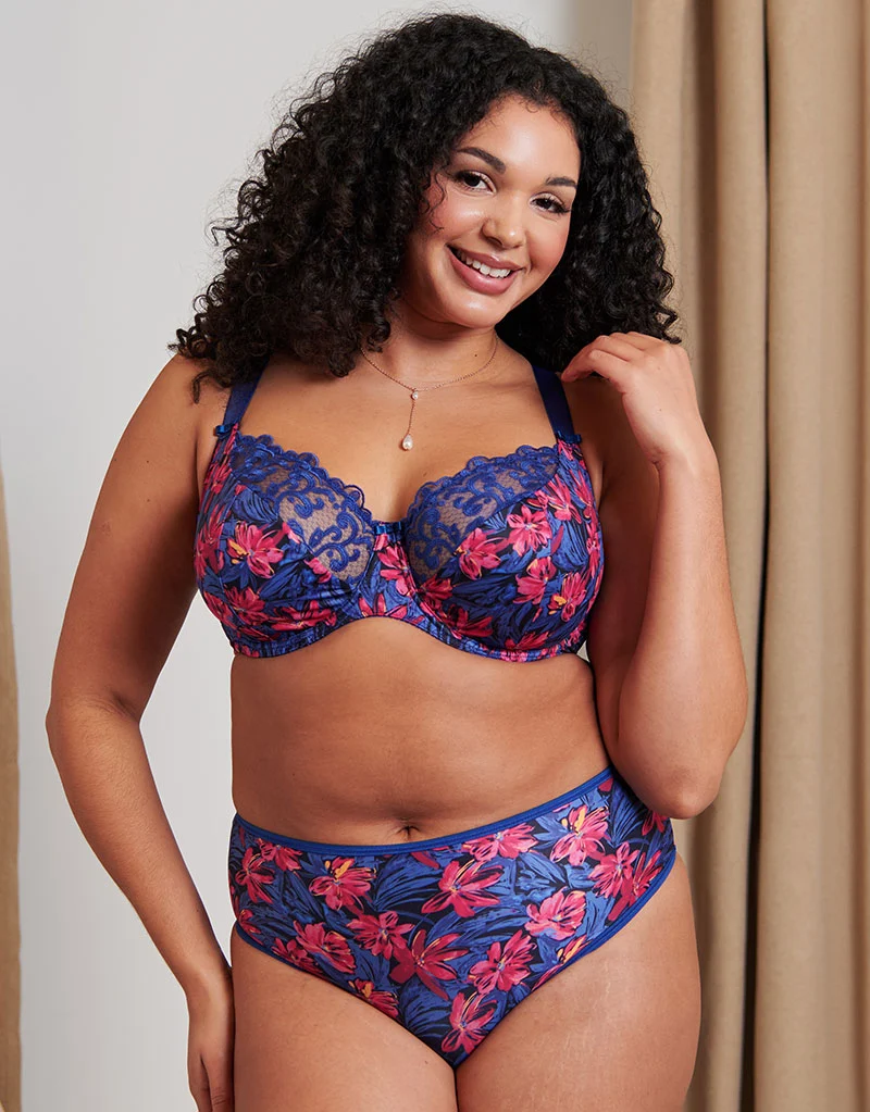 Flirtelle Everyday Full Brief Painted Floral Print