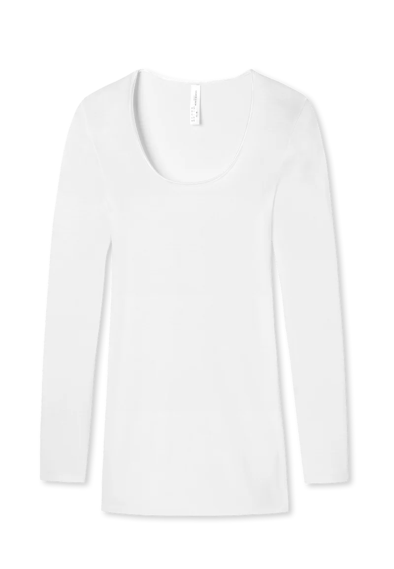 Shirt Feinripp Weiss - Luxury