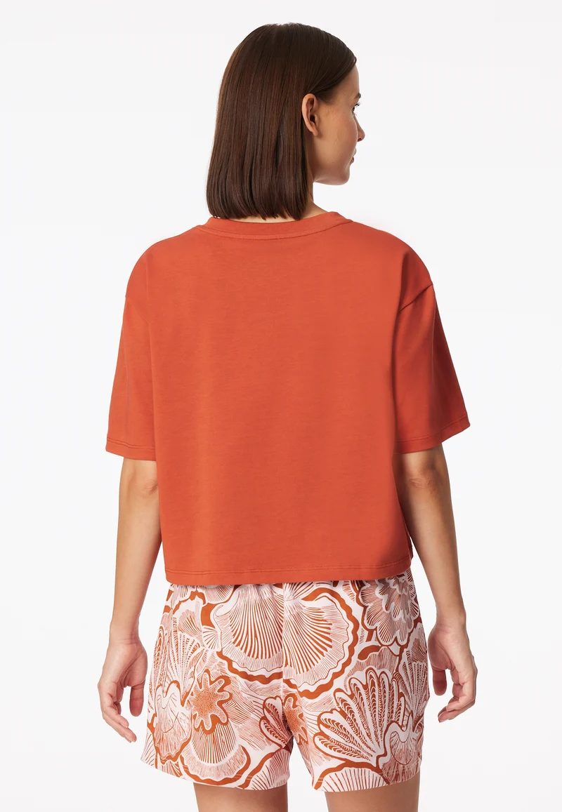 T-Shirt cropped Orange - Mix+Relax