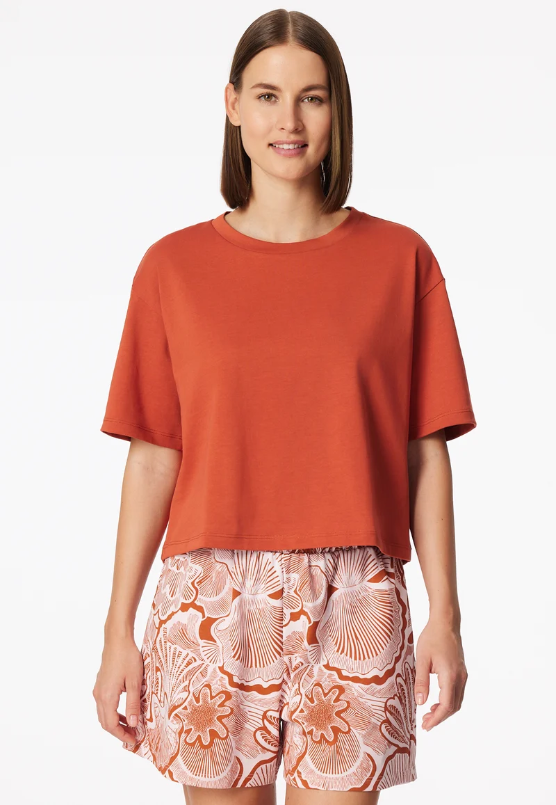 T-Shirt cropped Orange - Mix+Relax