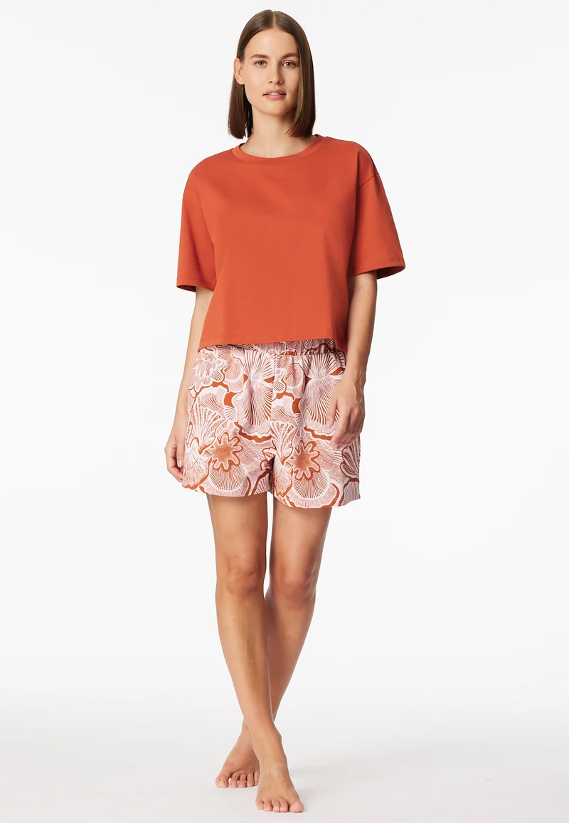 T-Shirt cropped Orange - Mix+Relax