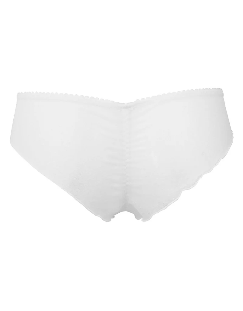 Pour Moi Flora Brazilian Brief White