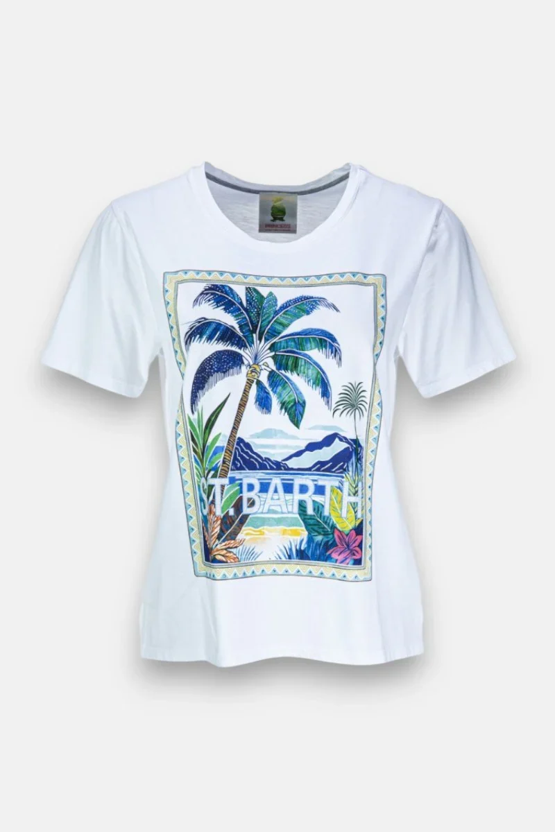 T-shirt à imprimé St Barth