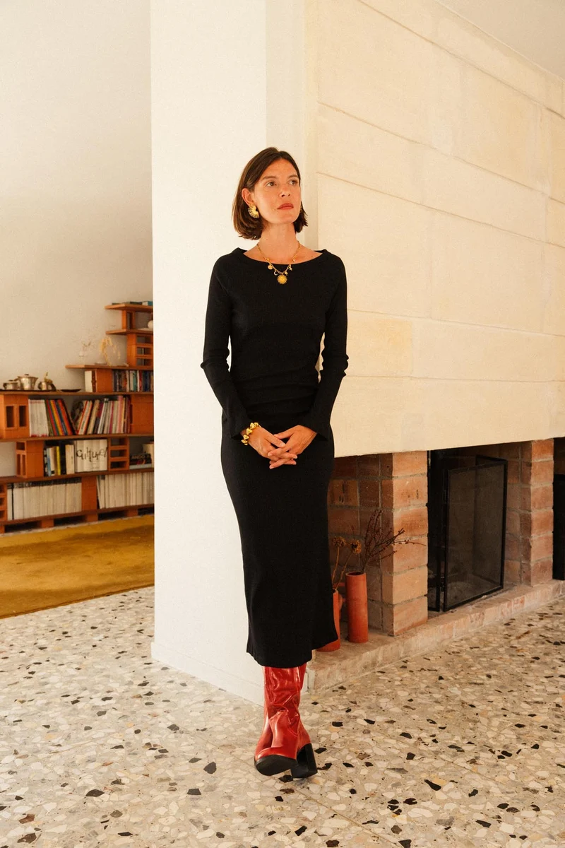 Robe Tube Coton - Noir