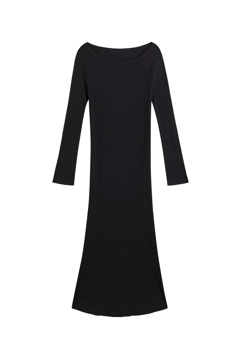 Robe Tube Coton - Noir