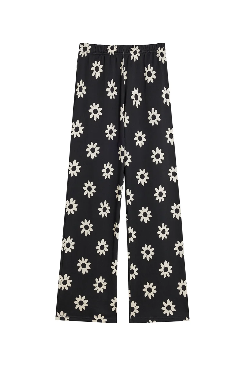 Jogging 100% coton - Dahlia Noir