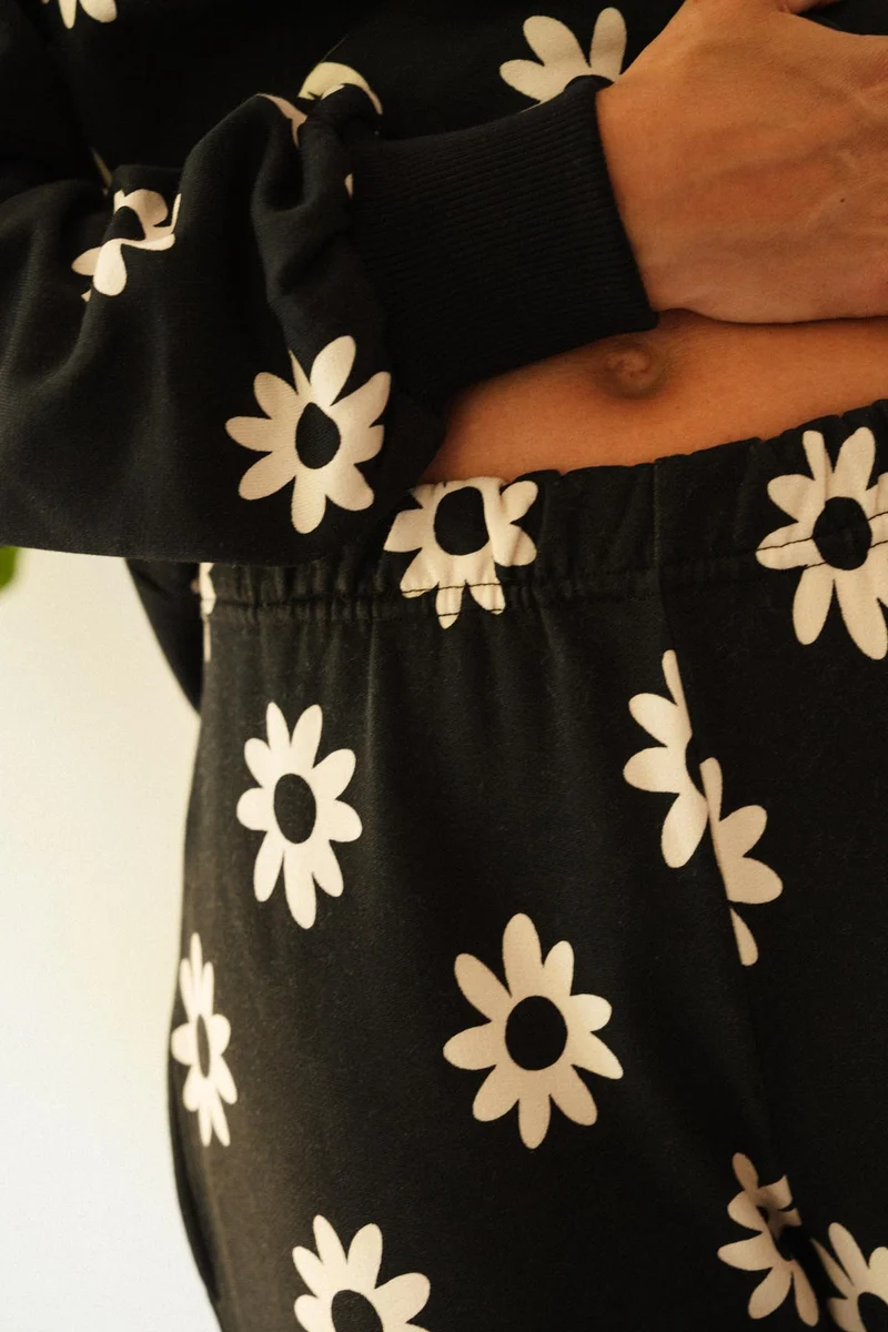 Jogging 100% coton - Dahlia Noir