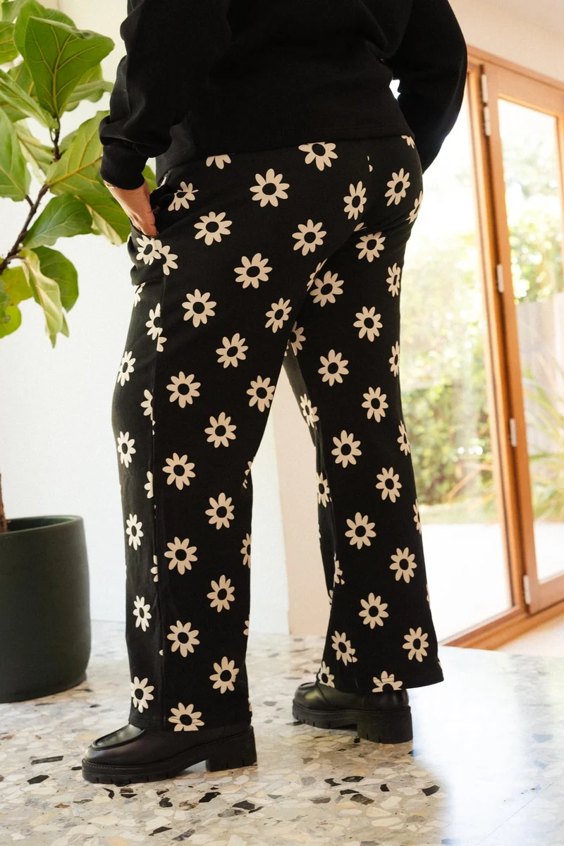 Jogging 100% coton - Dahlia Noir