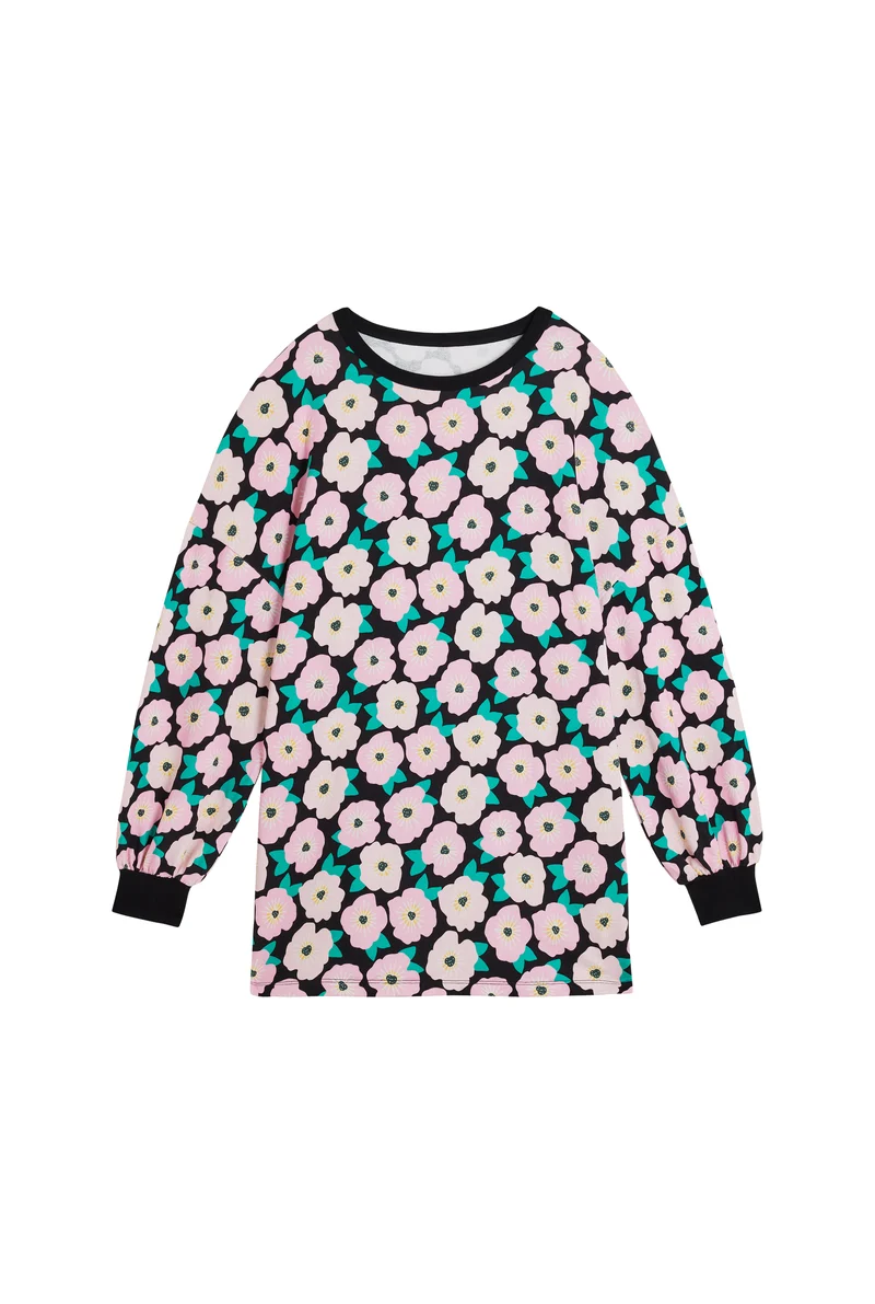 Robe Sweat 100% Coton BIO - Bougainvillier Bico