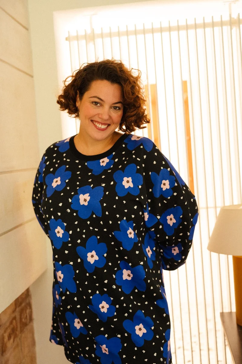 Robe Sweat 100% Coton BIO - Atlas Bleu