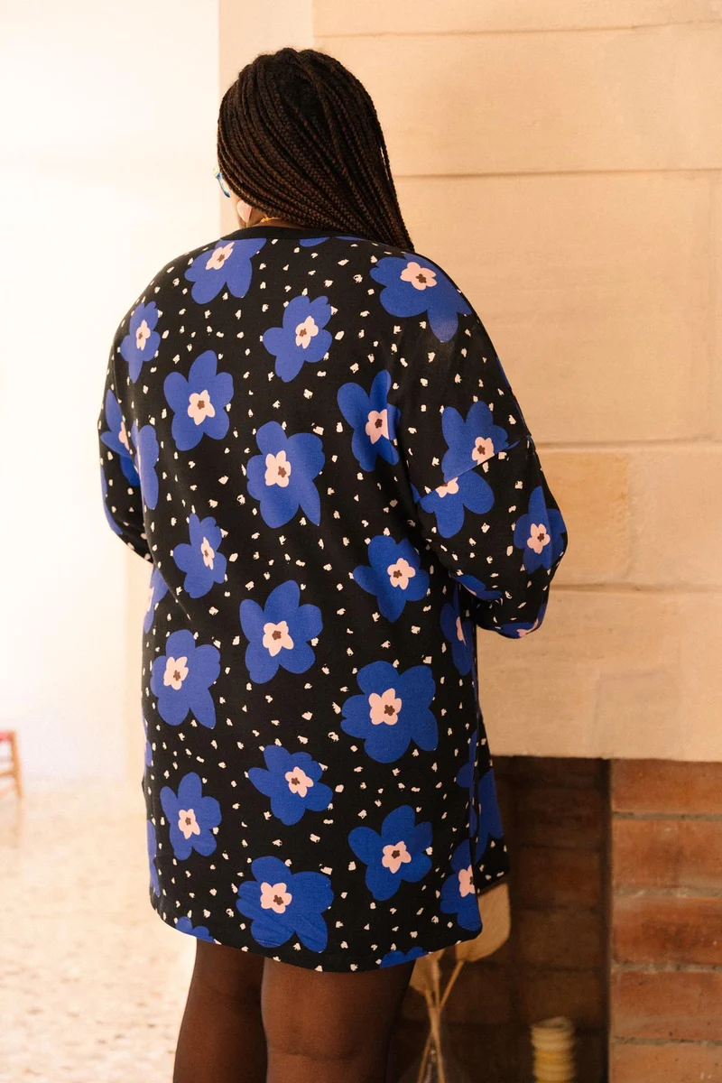 Robe Sweat 100% Coton BIO - Atlas Bleu