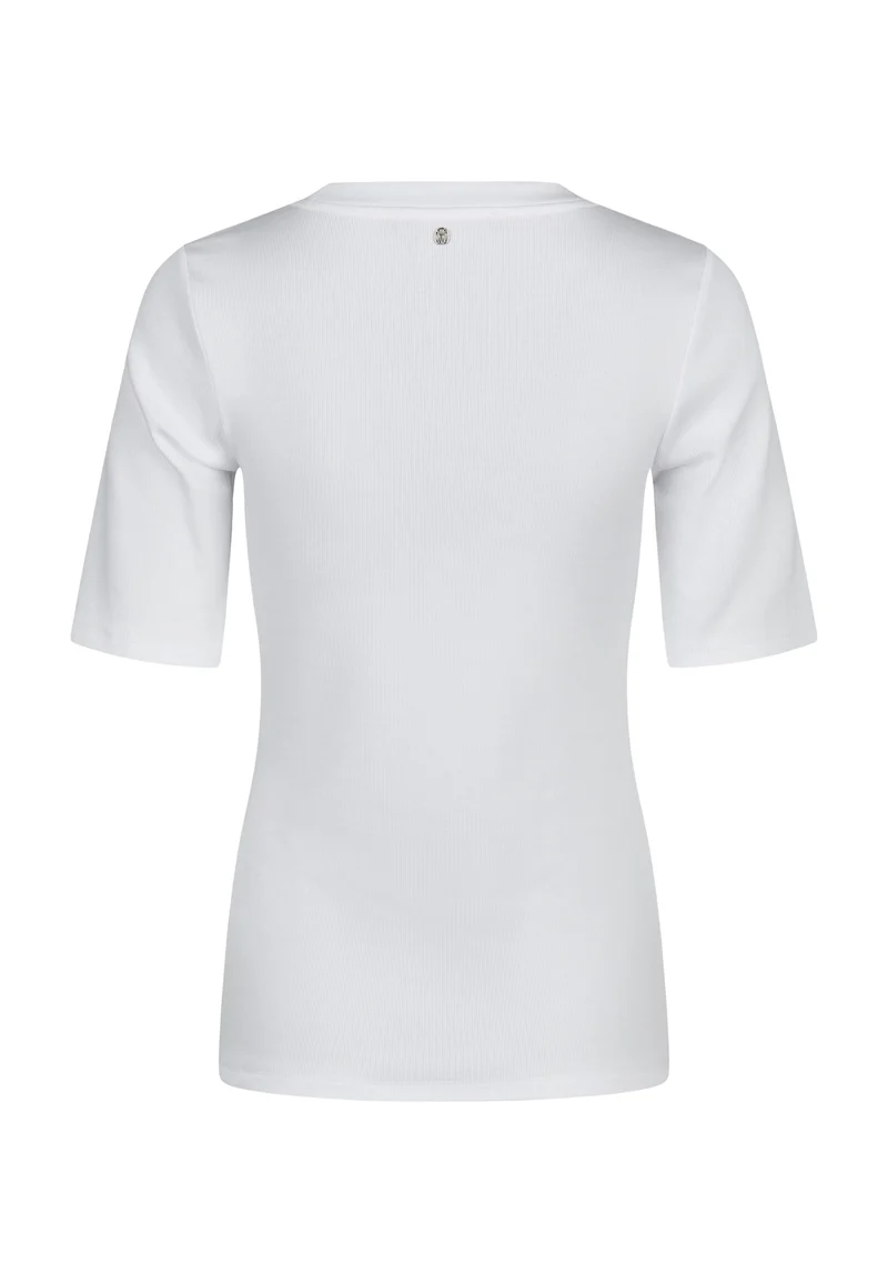 T-shirt à col rond avec logo cœur