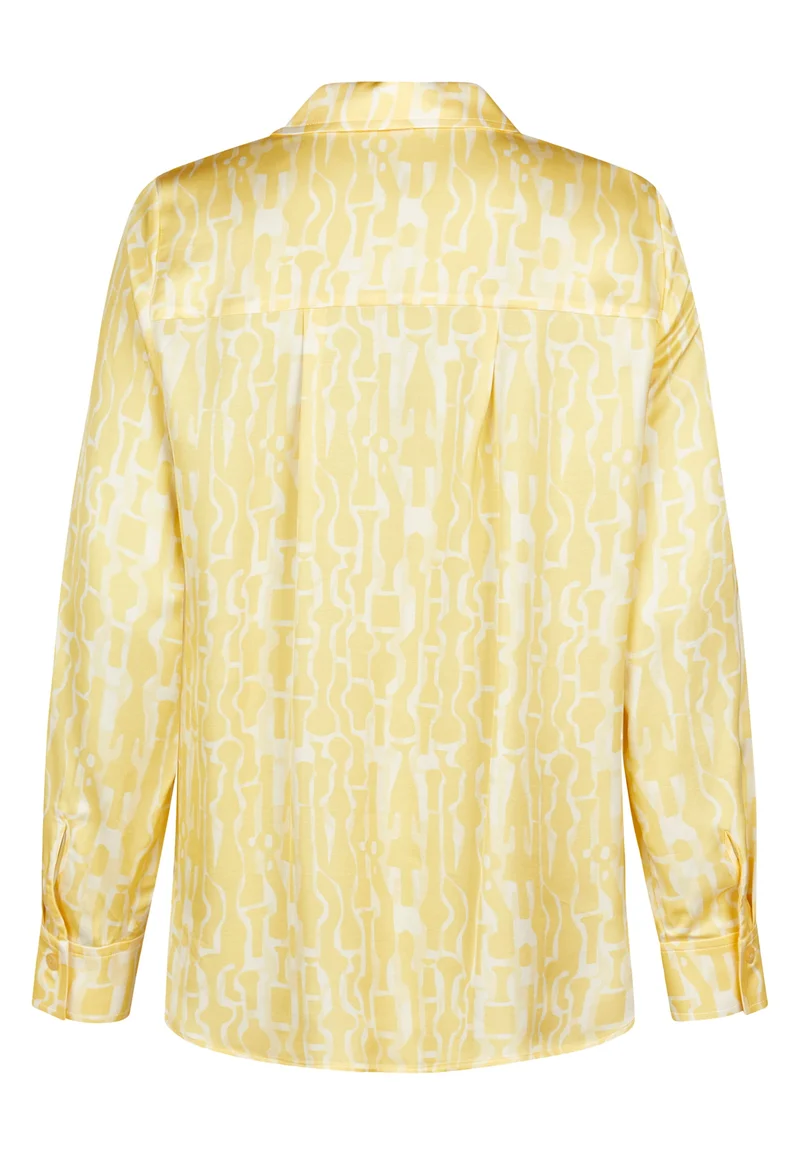 Blouse satinée à motif délicat