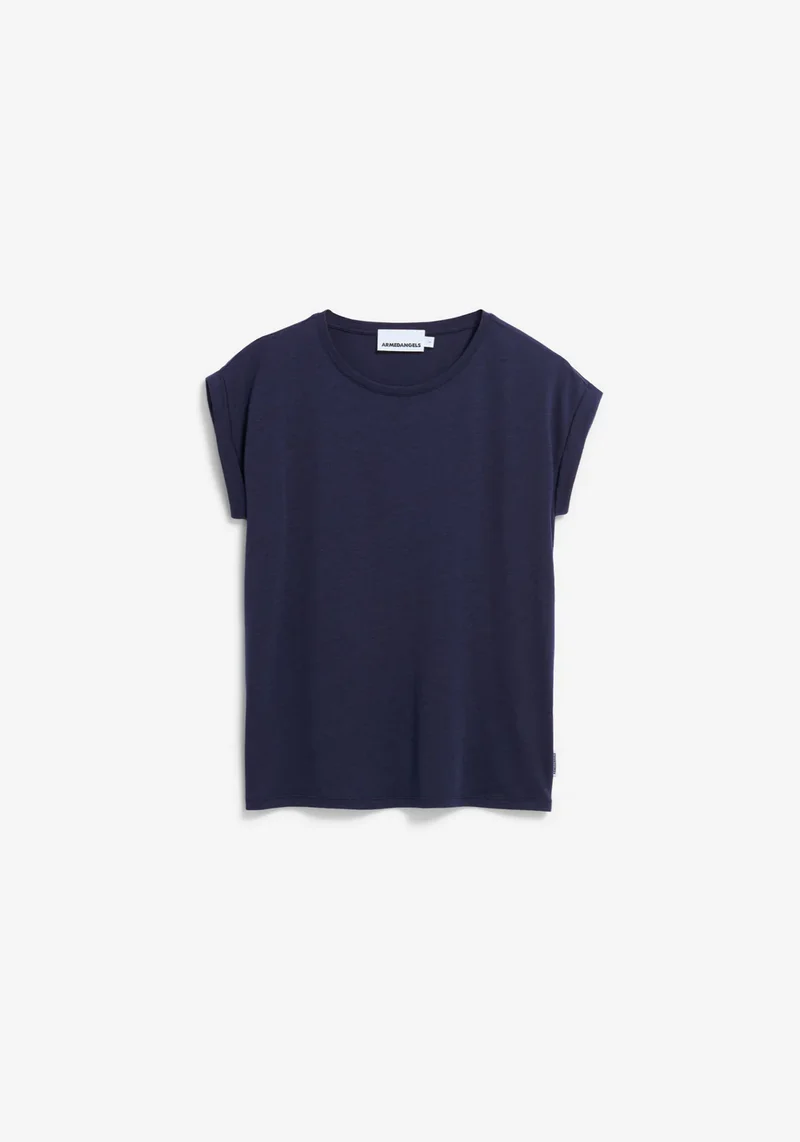 T-shirt à mancherons et revers Jilaana