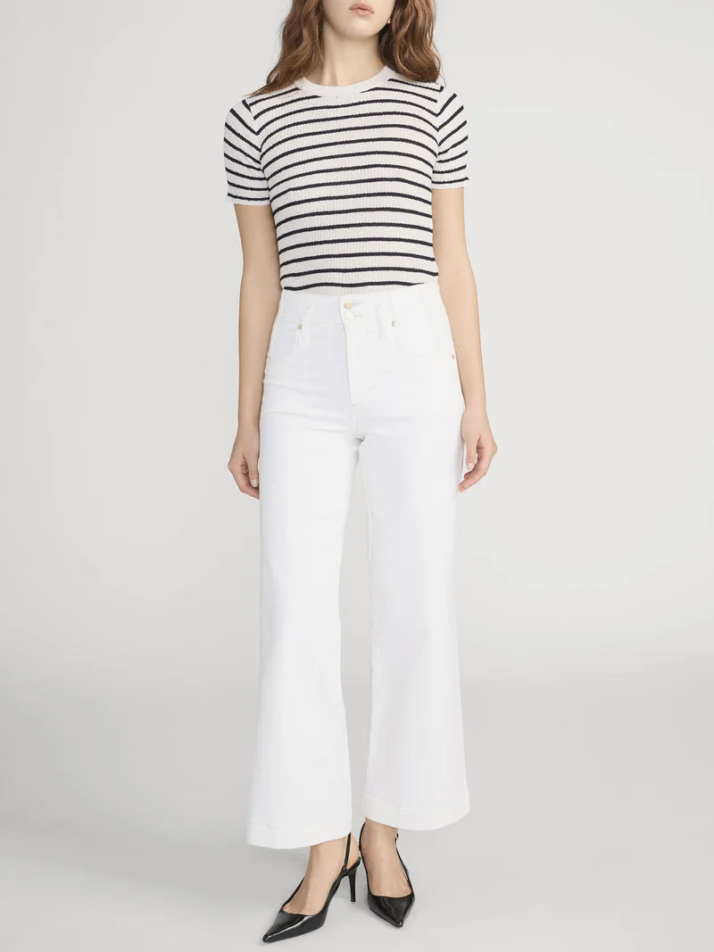 Jeans large The Seamed à double bouton