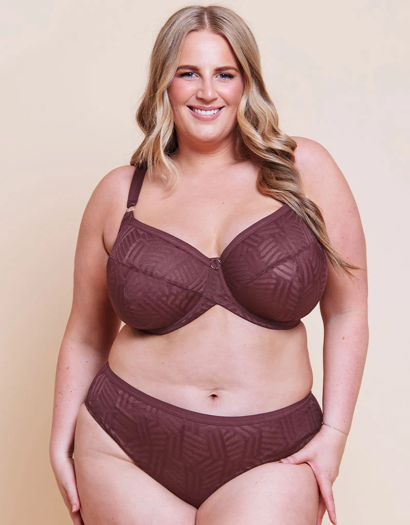 Curvy Kate WonderFull Vibe High Leg Brief Auburn