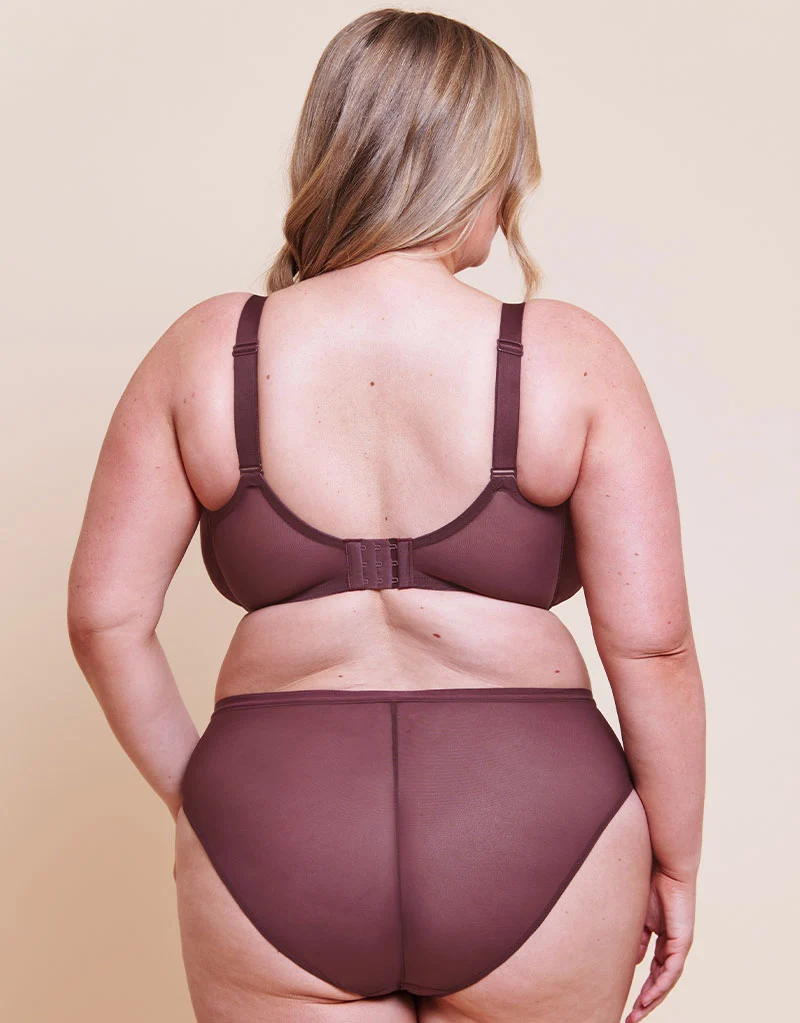 Curvy Kate WonderFull Vibe High Leg Brief Auburn