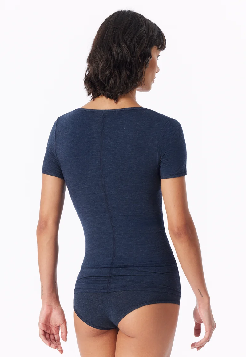 T-Shirt Blau - Personal Fit