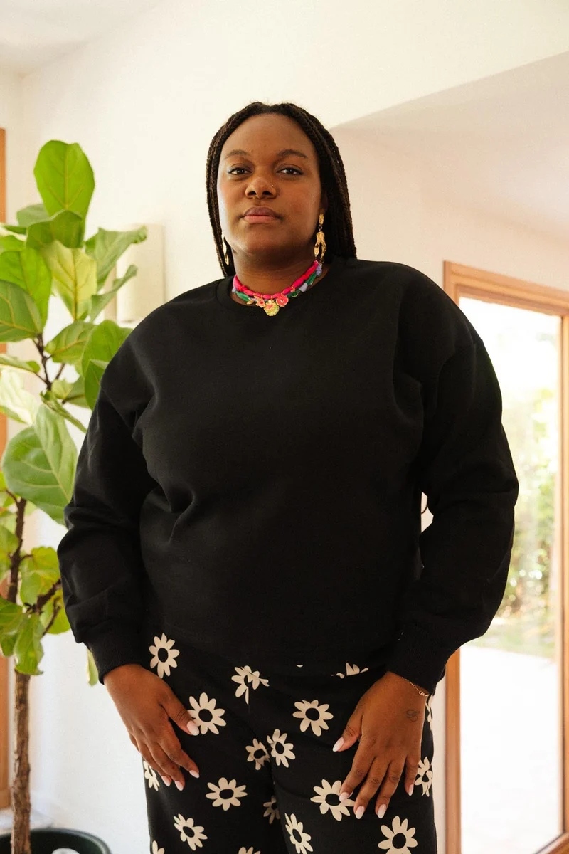 Sweat 100% Coton - Noir