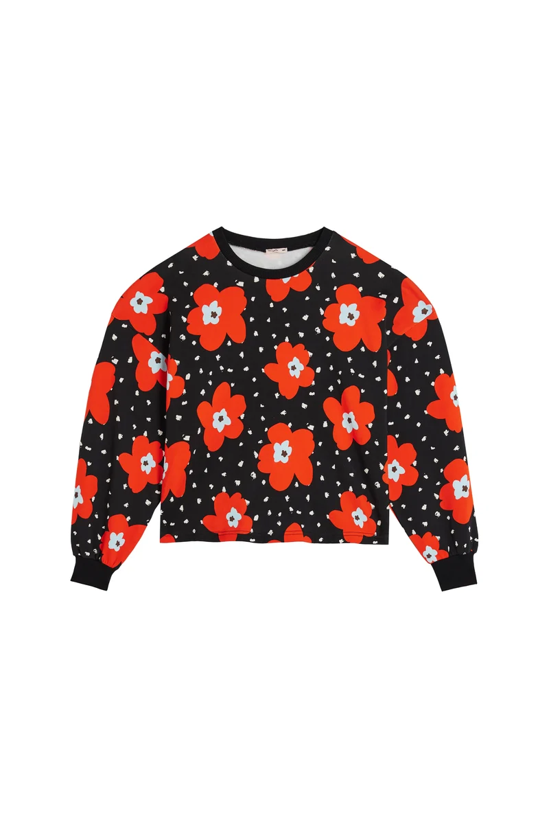 Sweat 100% Coton - Atlas Rouge