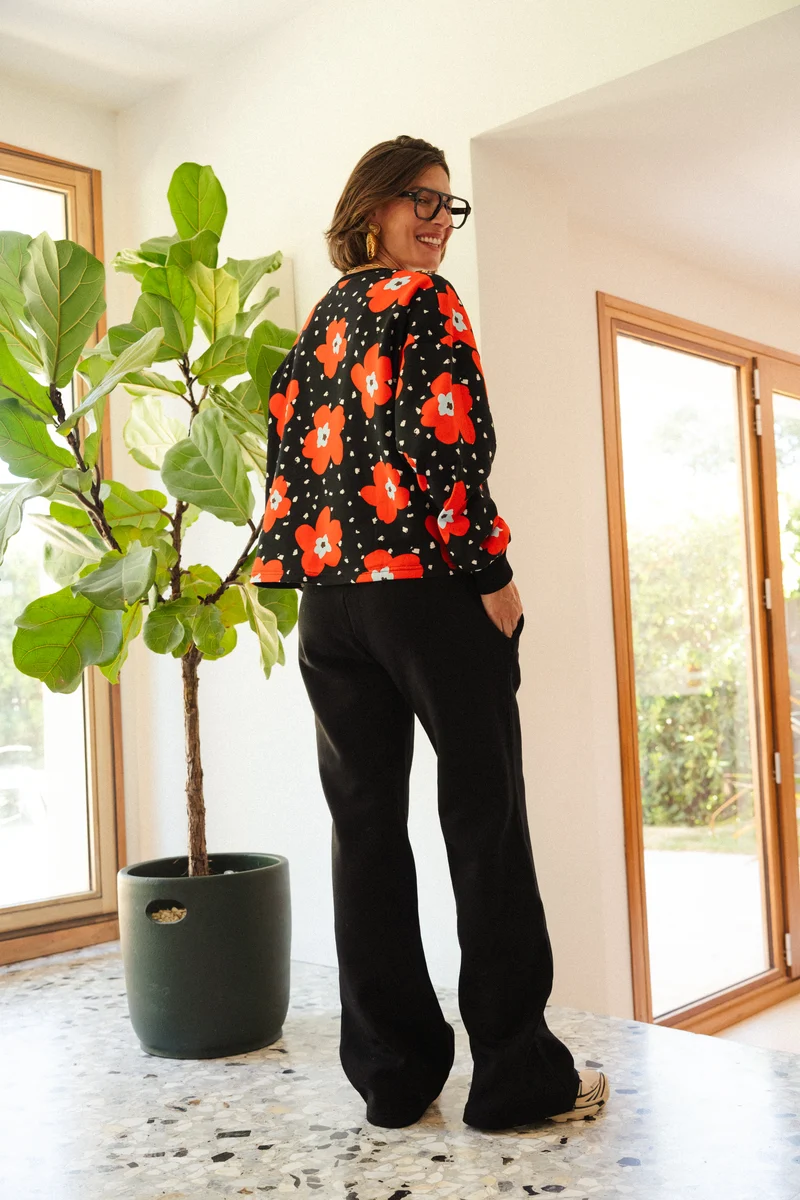 Sweat 100% Coton - Atlas Rouge