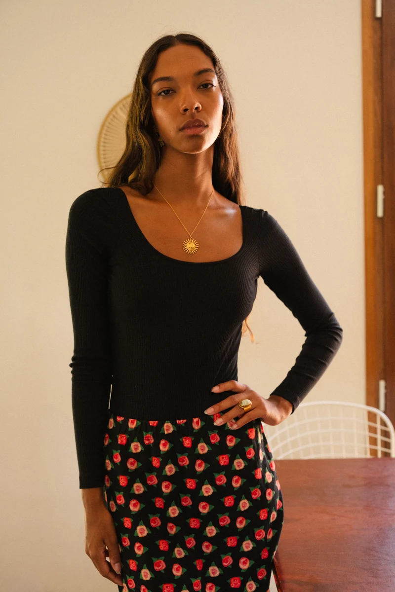 Body Coton BIO - Noir