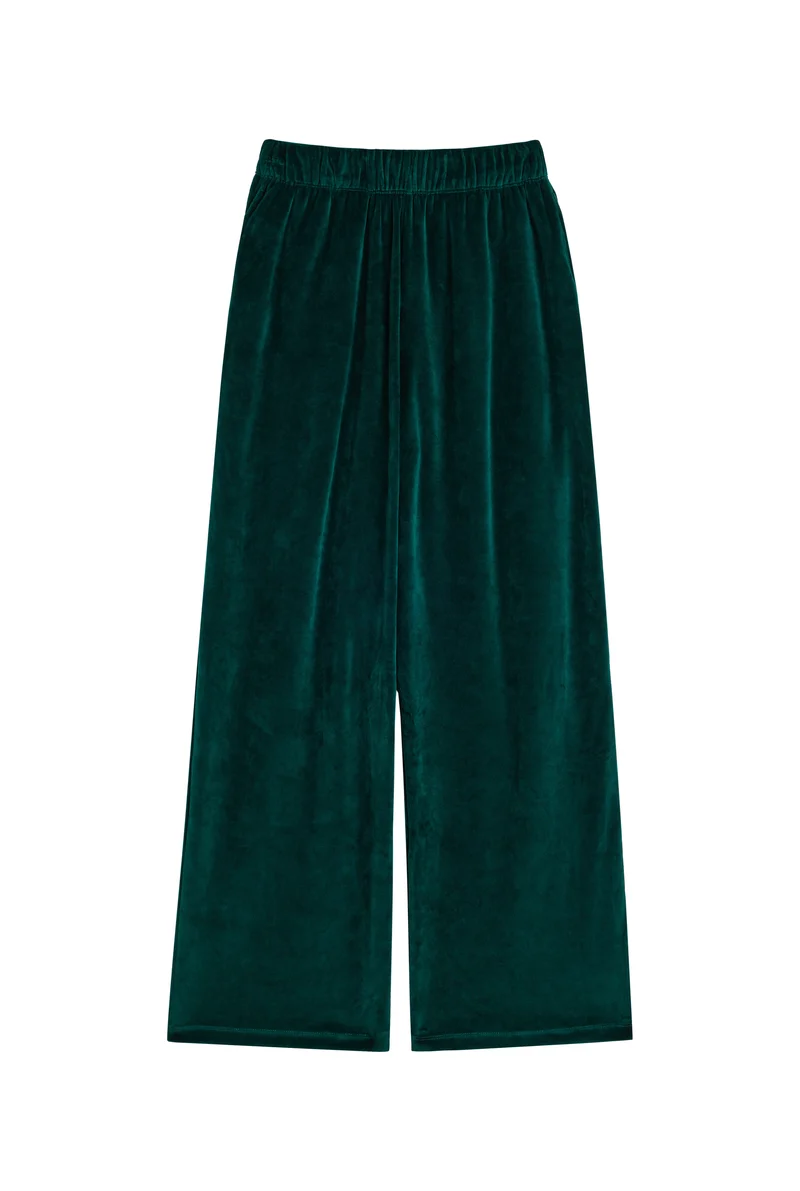 Pantalon Velours - Vert Foncé