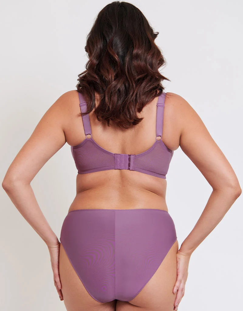 Flirtelle Emilie Deco Full Cup Side Support Bra Mauve