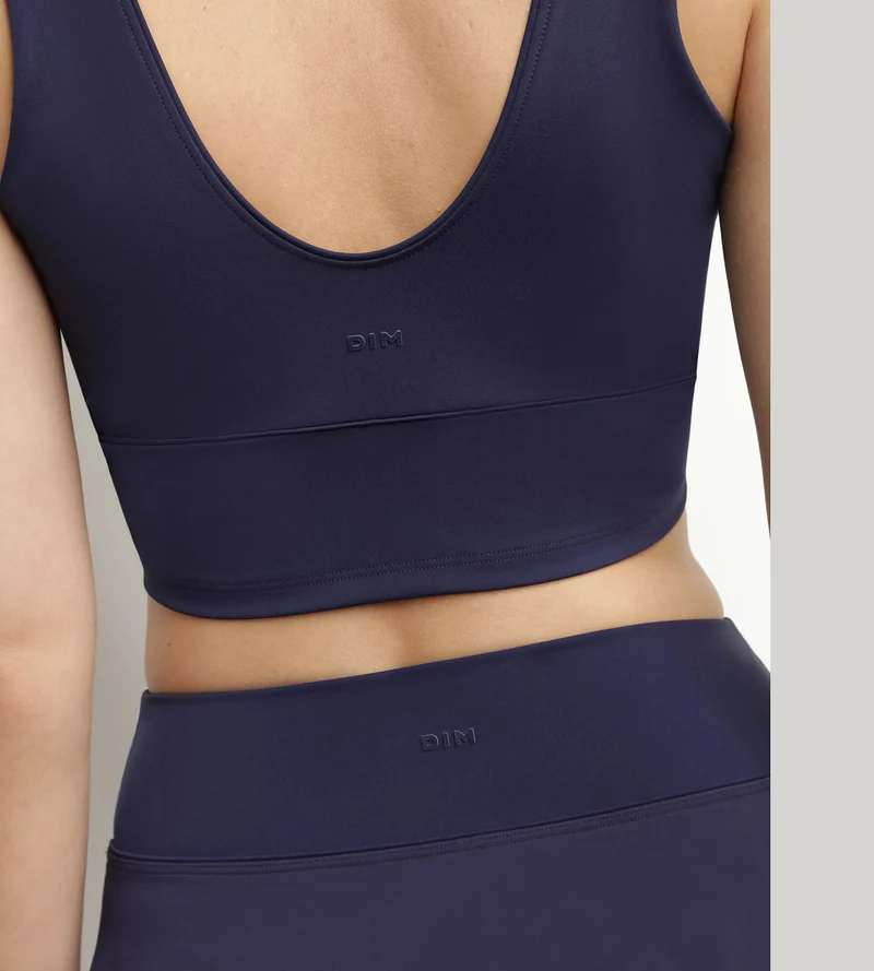 Jupe short de sport femme microfibre Bleu Nuit Dim Move