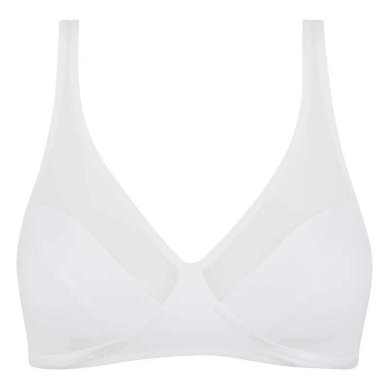 Soutien-gorge emboitant sans armatures blanc Generous Dim