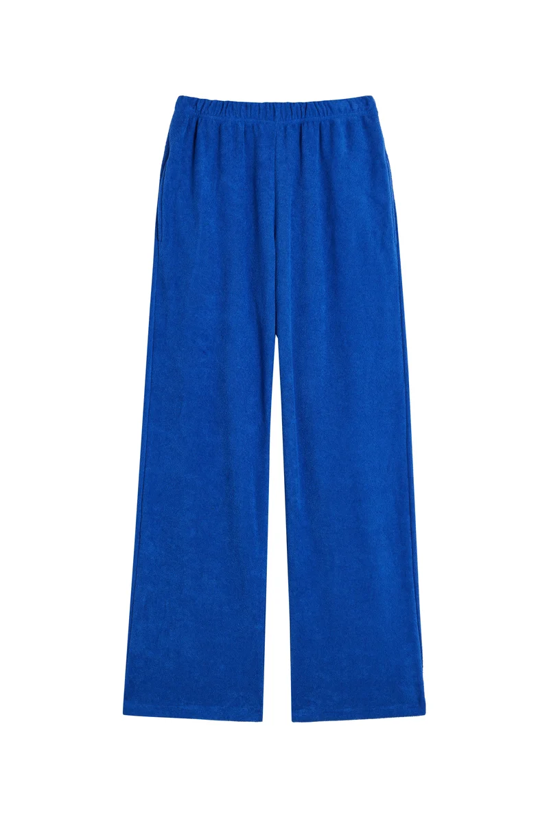 Pantalon Cocoon Coton BIO - Bleu Klein