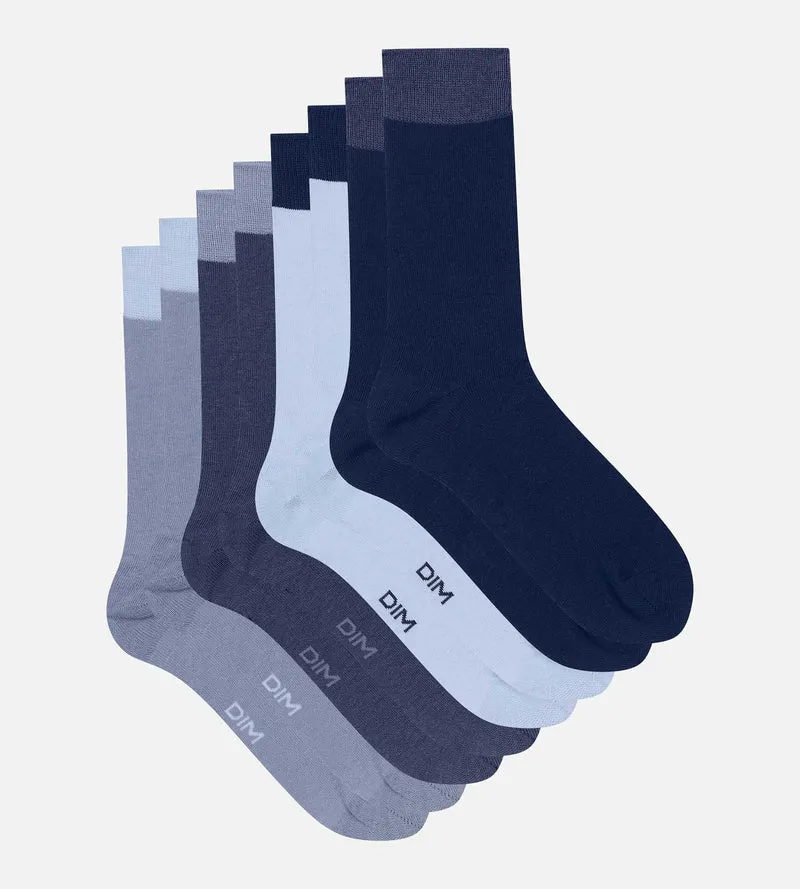 Lot de 4 paires de chaussettes homme Bleu EcoDim Mode