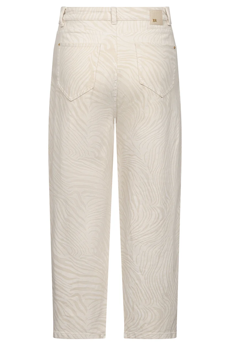 Jeans à imprimé zébré Hanni