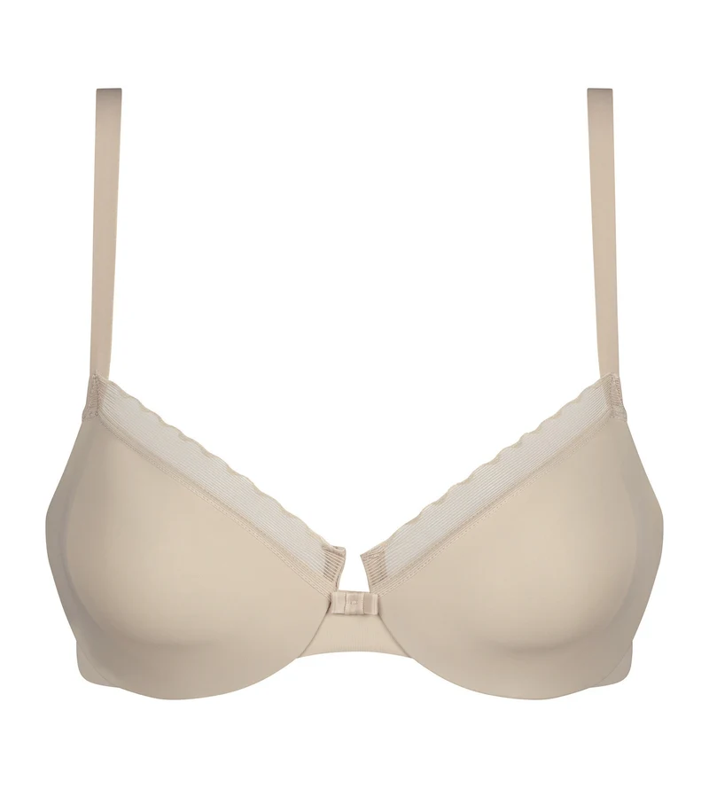 Soutien-gorge emboîtant en microfibre et tulle Nude Dim Daily Confort