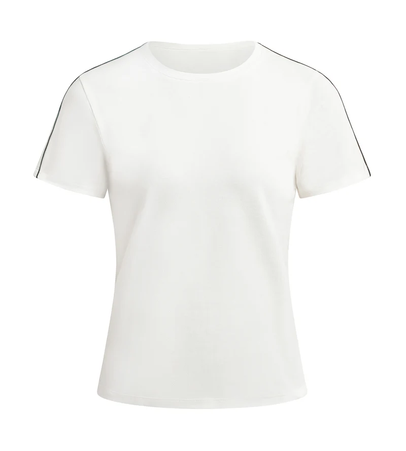 T-shirt de sport femme thermorégulateur en jersey Écru Dim Move