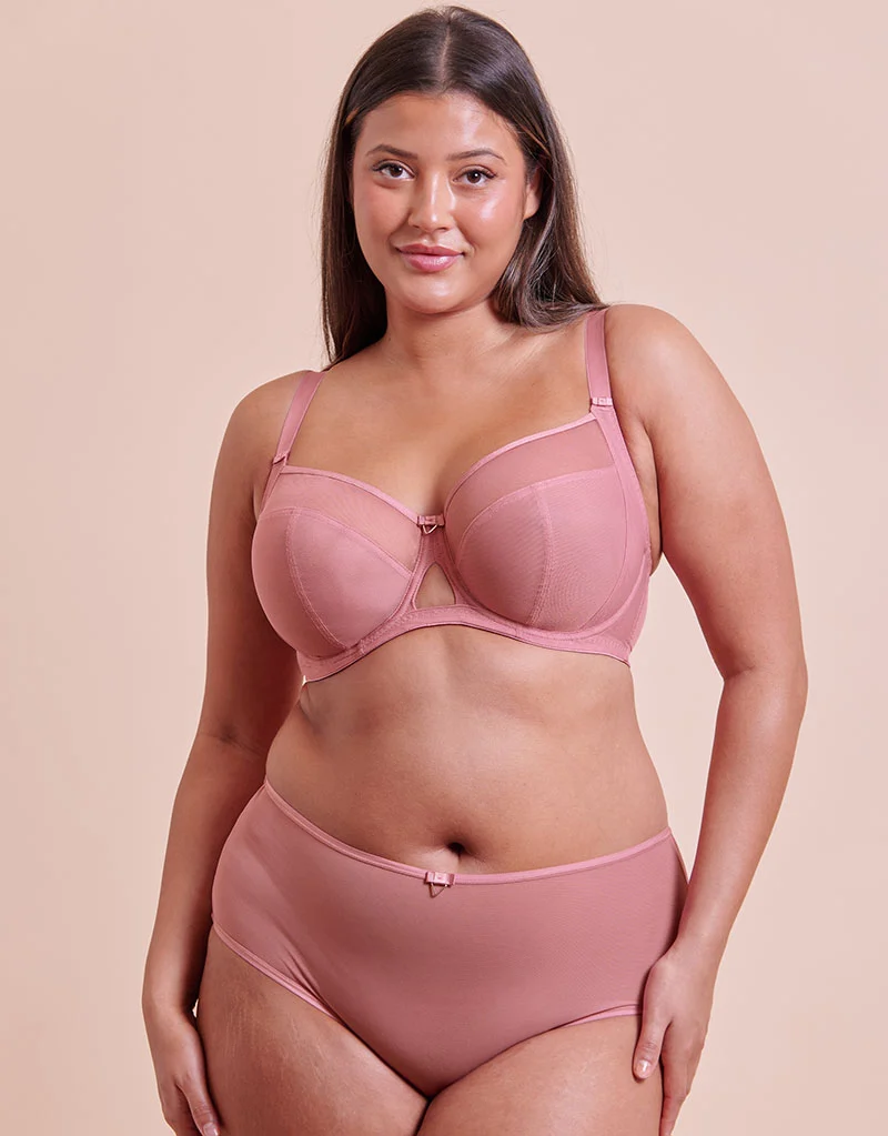 Curvy Kate Victory Side Support Balcony Bra Rose Pink