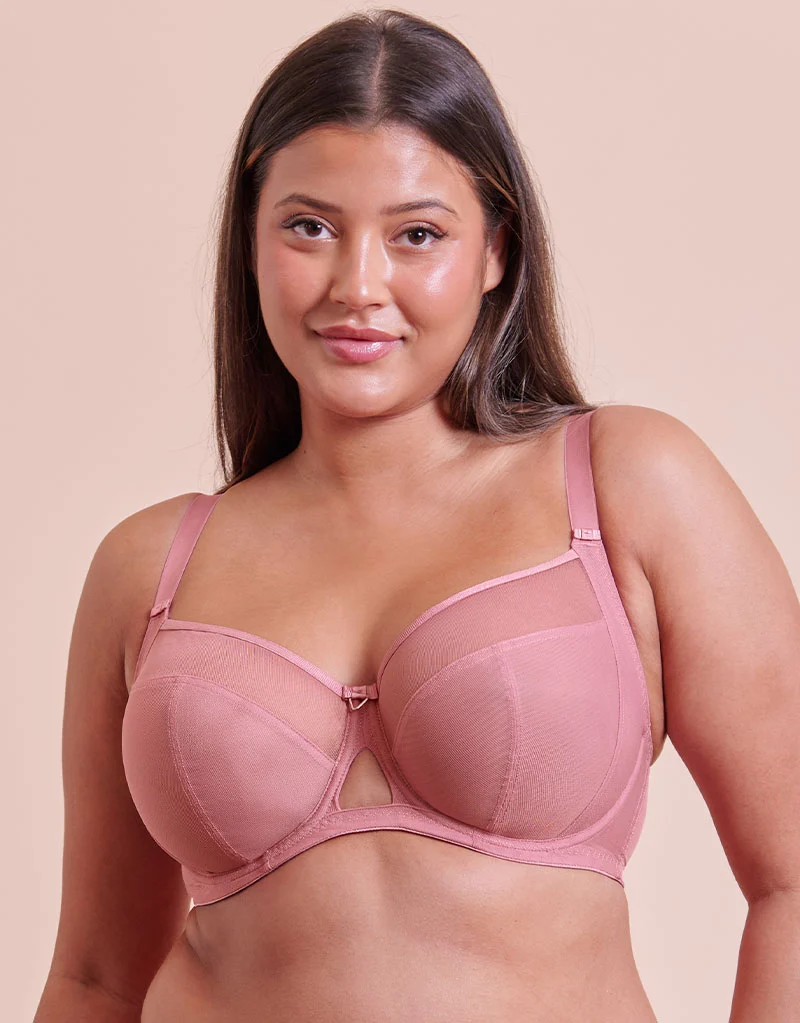 Curvy Kate Victory Side Support Balcony Bra Rose Pink