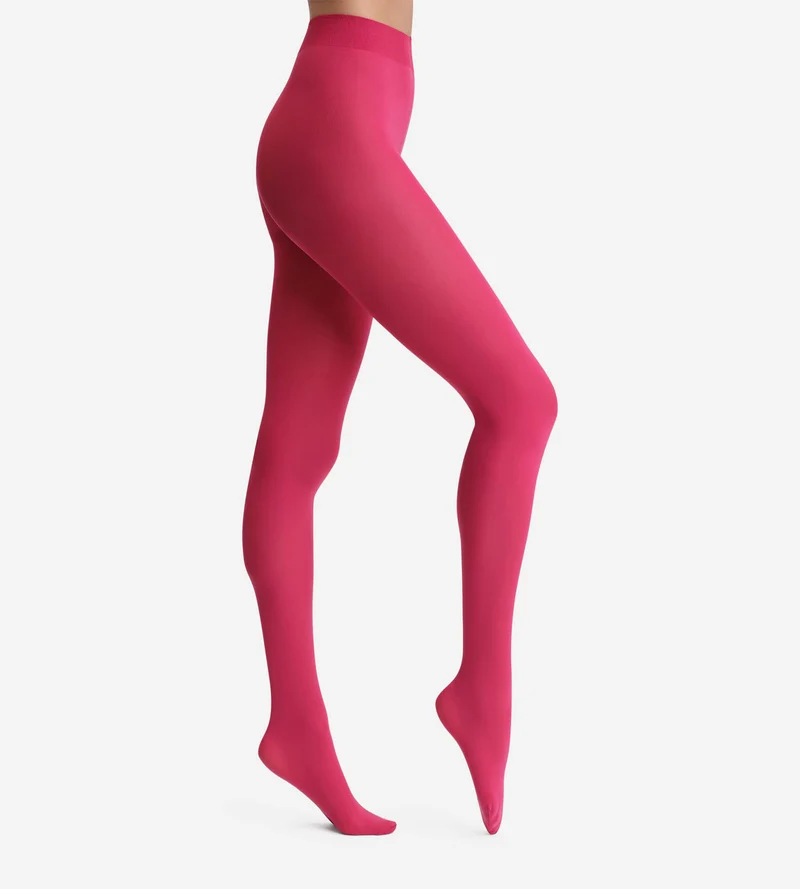 Collant fuchsia opaque 50D Dim x Ines de la Fressange